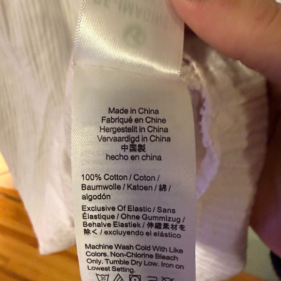 J. Crew Cream Ruffle Button-Front Blouse - Picture 8 of 9